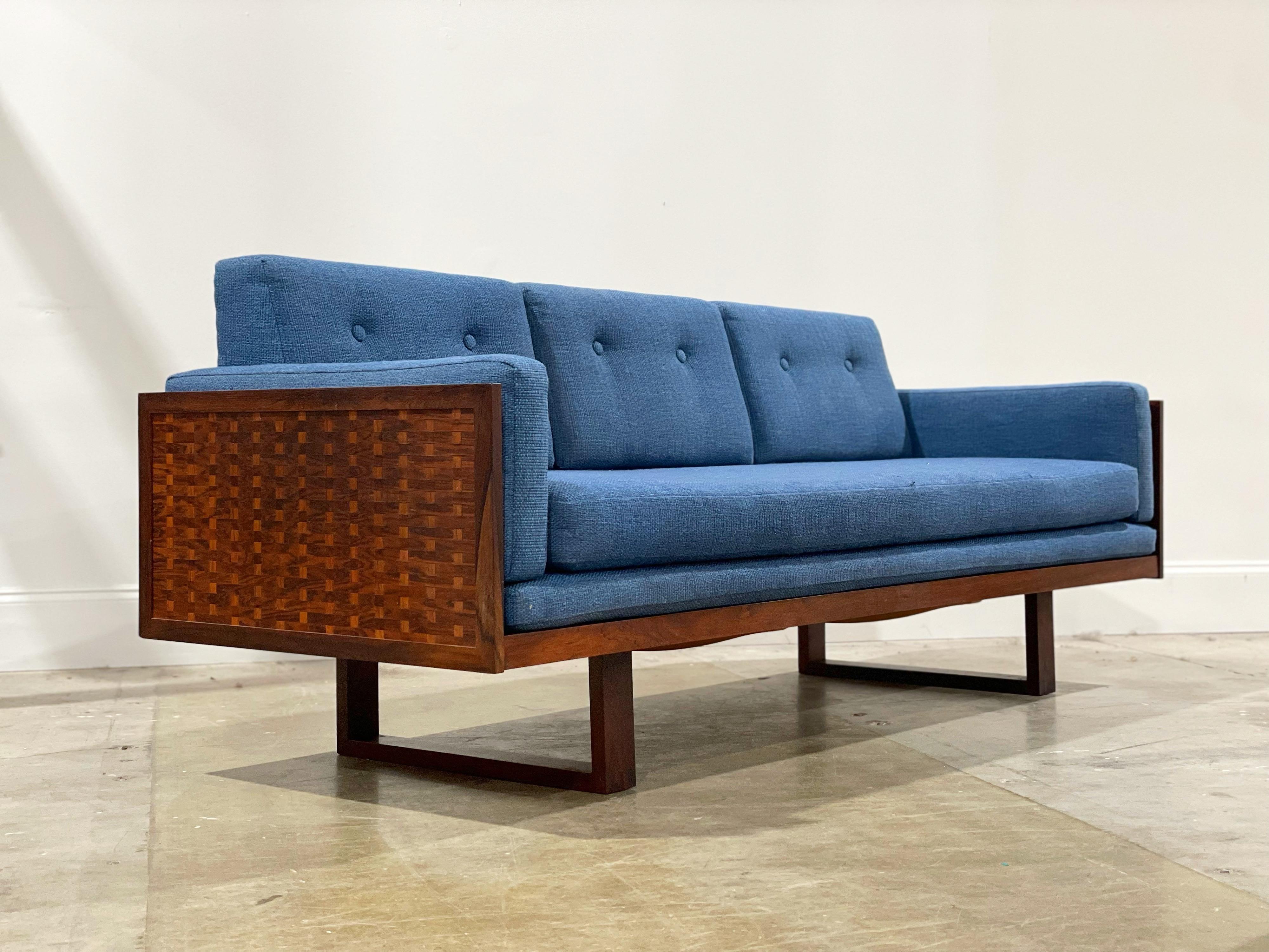 Mid-Century Modern Poul Cadovius Rosewood Sofa, Guvernor Model for France and Son, Denmark, 1958