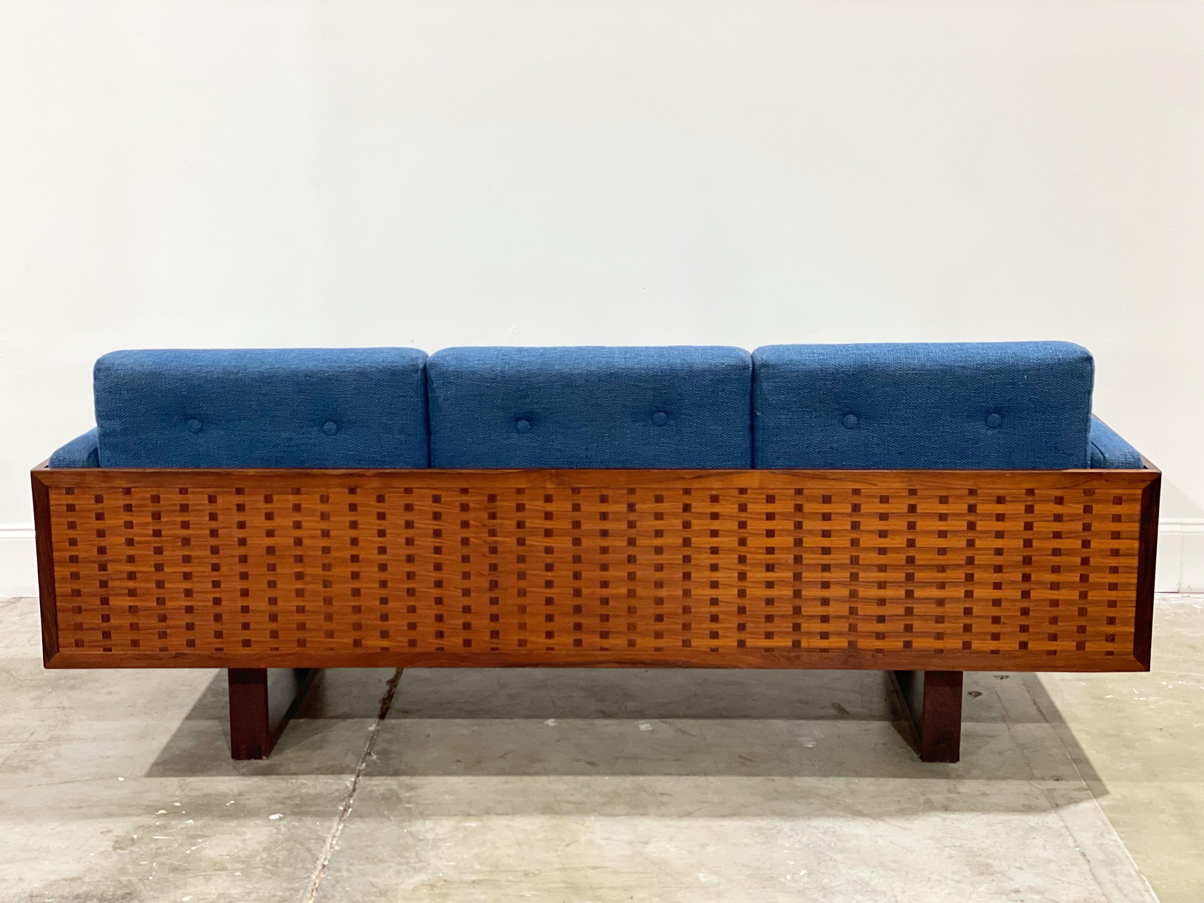 Poul Cadovius Rosewood Sofa, Guvernor Model for France and Son, Denmark, 1958 In Good Condition In Framingham, MA