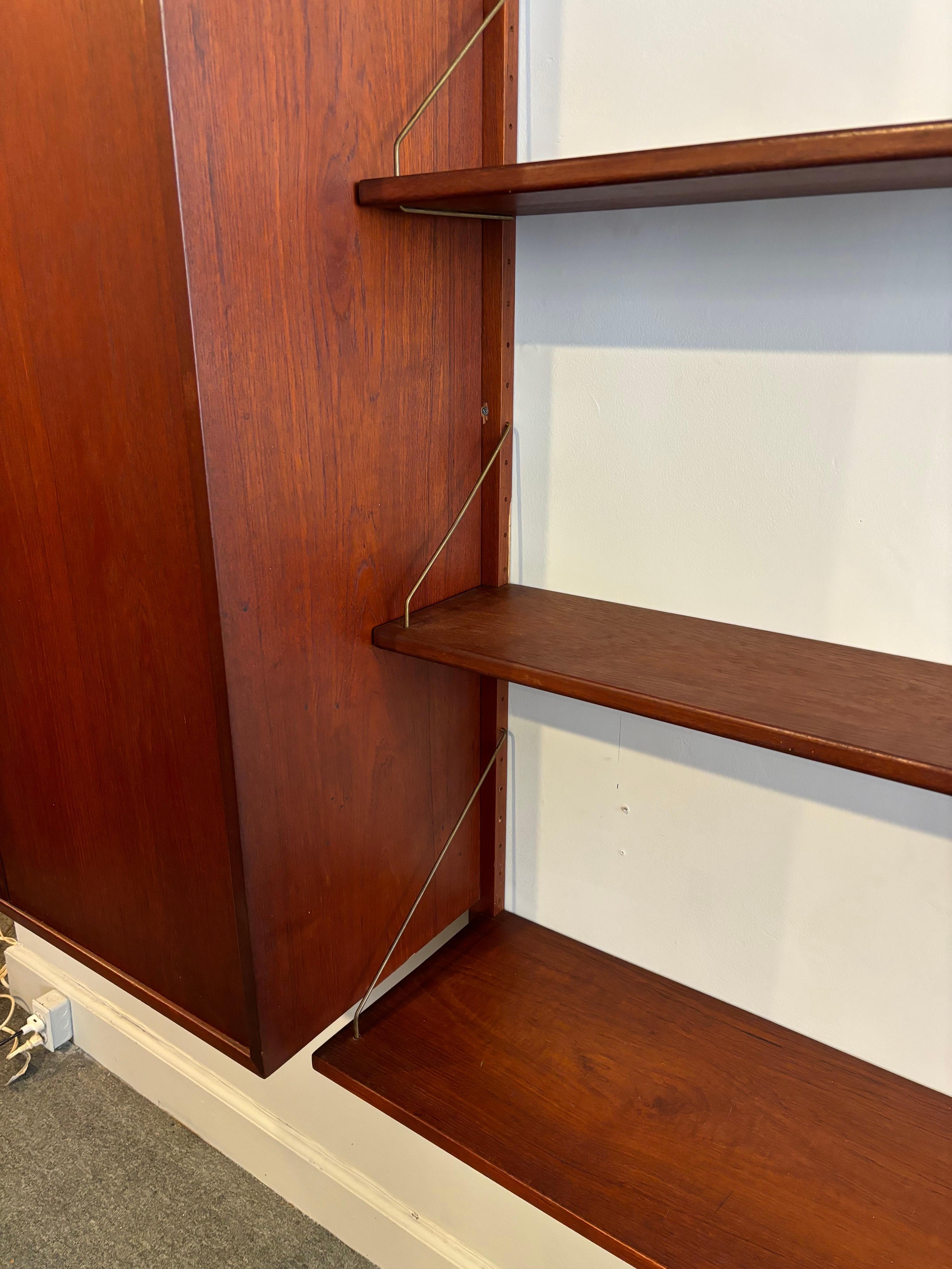 Mid-20th Century Poul Cadovius Royal System, 2 Bay Unit