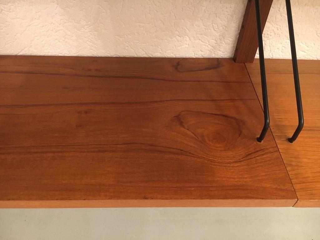 Poul Cadovius Royal System Teak Floating Modular Shelf, Cado, Denmark circa 1960 7