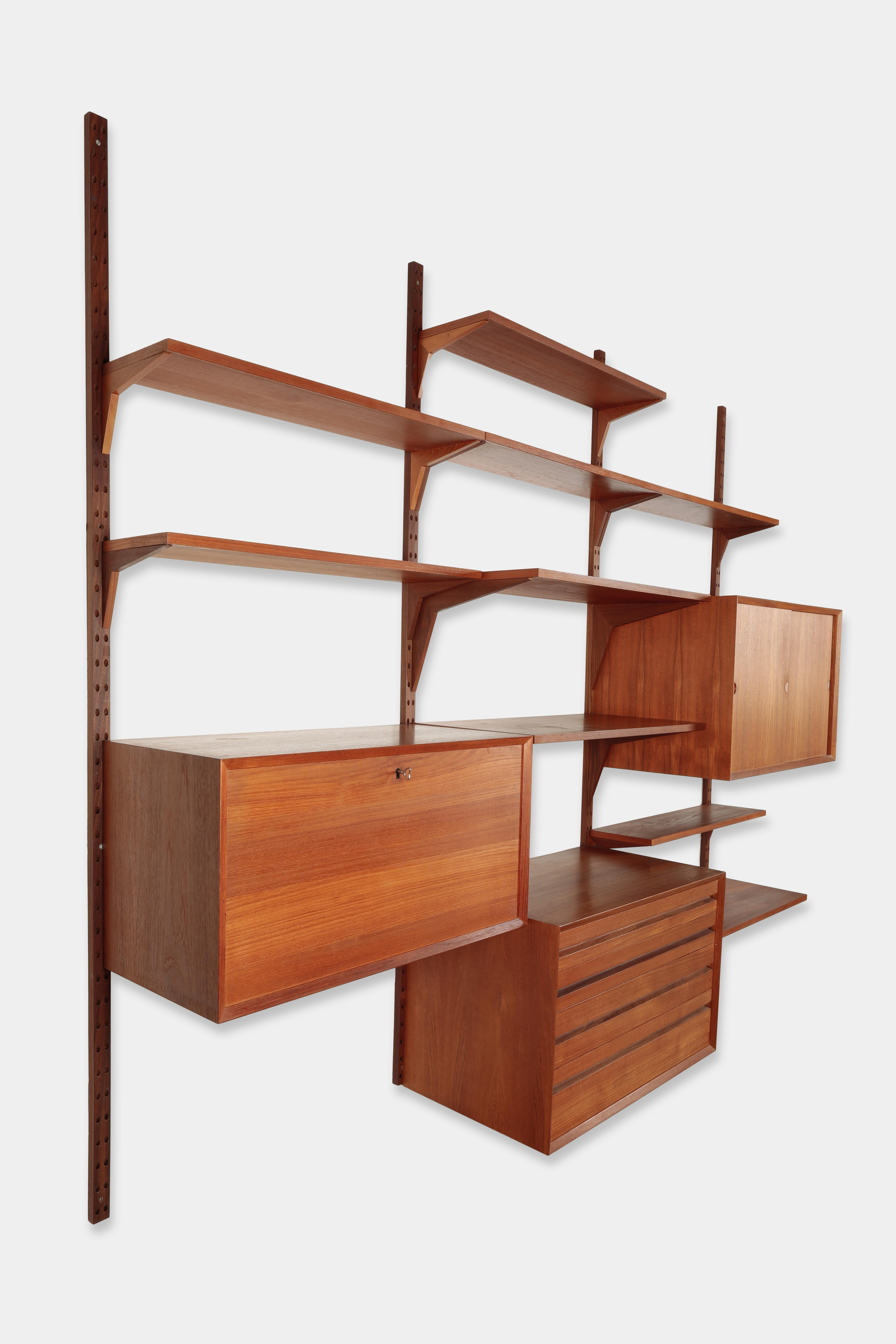 Poul Cadovius “Royal System” Wall Unit CADO, 1950s 4