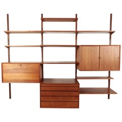 Poul Cadovius “Royal System” Wall Unit CADO, 1950s Poul Cadovius “Royal System” Wall Unit CADO, 1950s