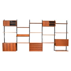 Poul Cadovius Royal Teak Wall Unit, Denmark, circa 1960