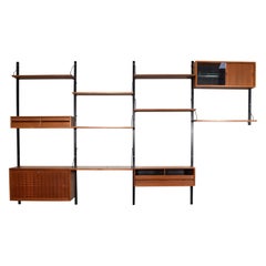 Poul Cadovius Royal Teak Wall Unit, Denmark, circa 1960
