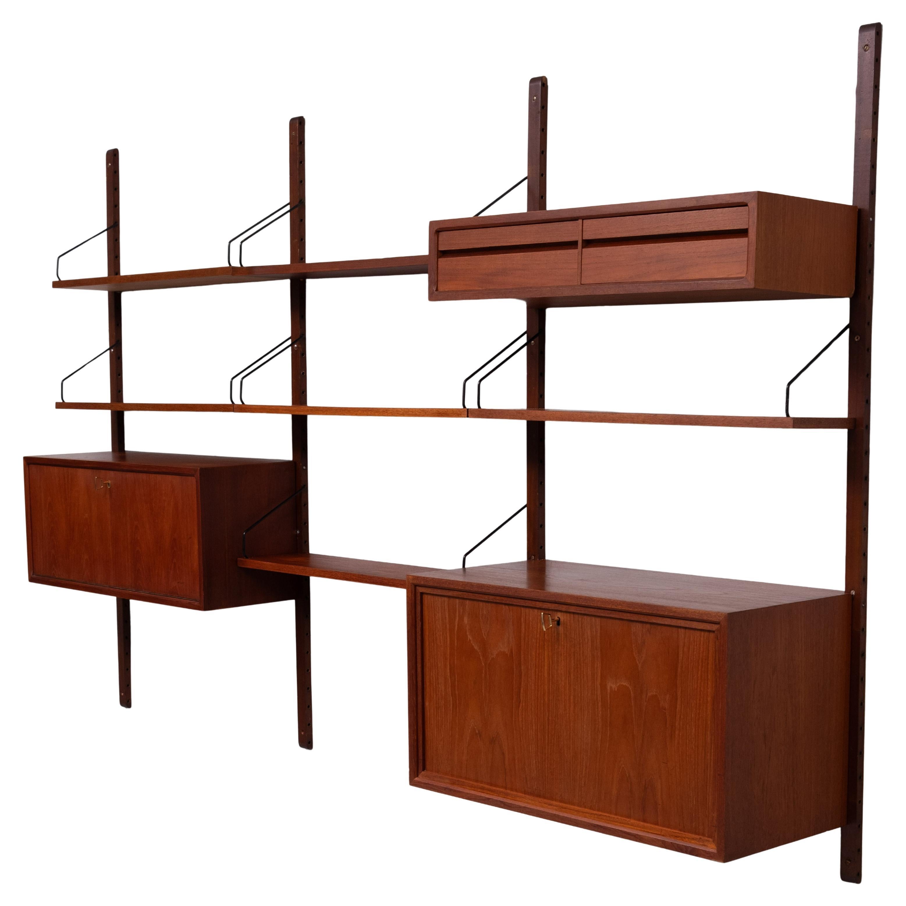 Danish Poul Cadovius  Royal Wall System  1960s  Denmark