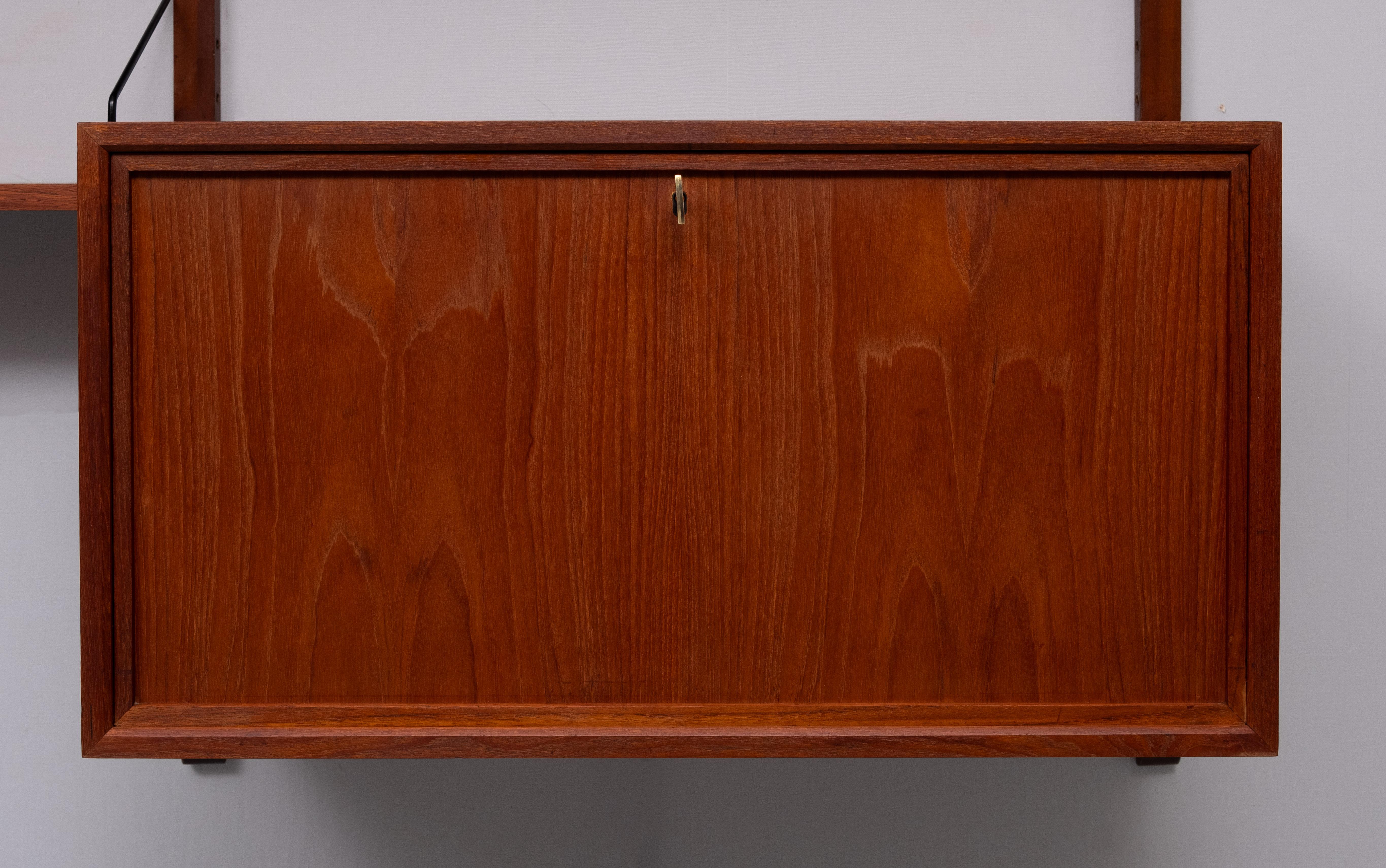 Mid-20th Century Poul Cadovius  Royal Wall System  1960s  Denmark
