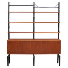Poul Cadovius Royal Wall System Free Standing 1958 Denmark