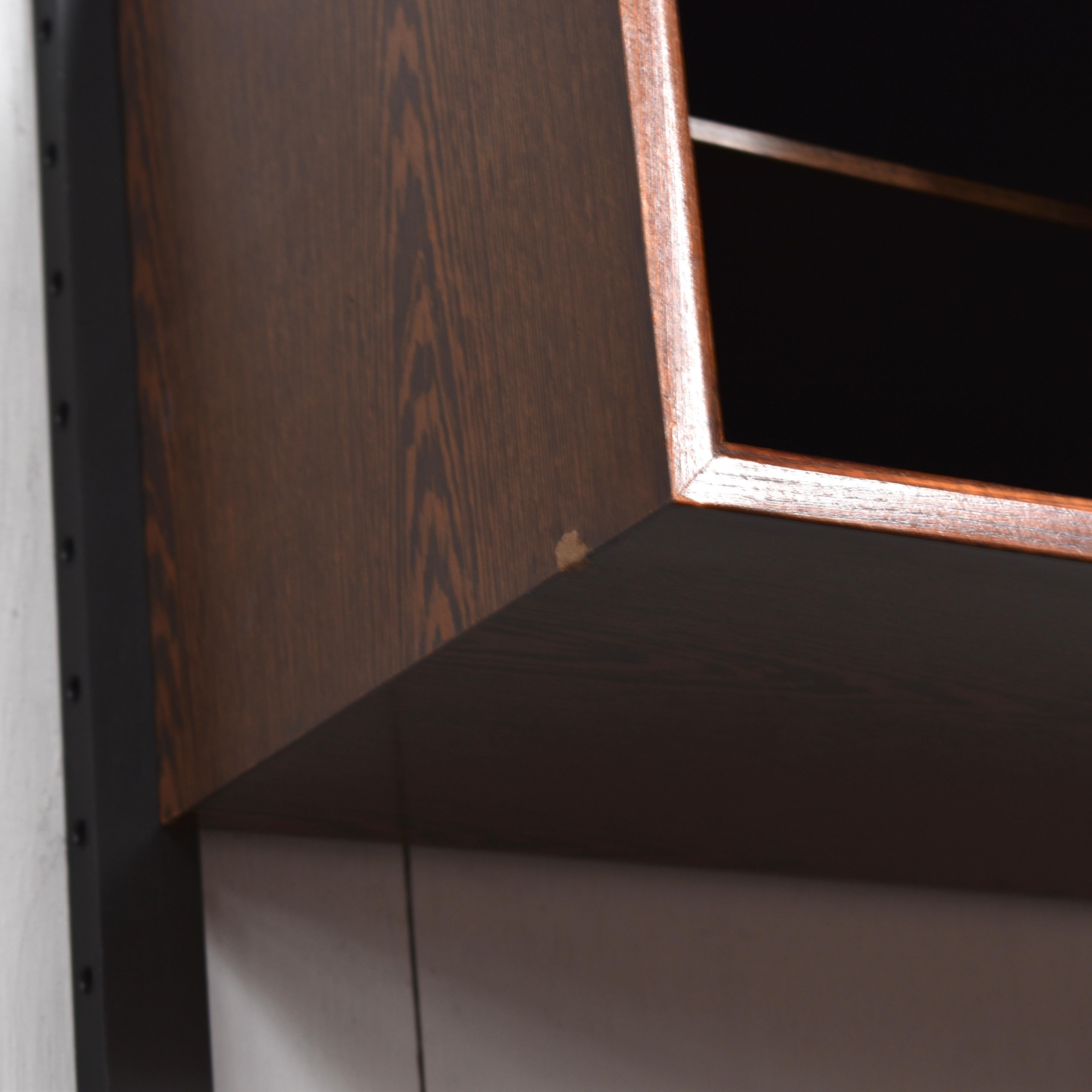 Poul Cadovius Royal Wall Unit in Wenge, Denmark, circa 1960 9