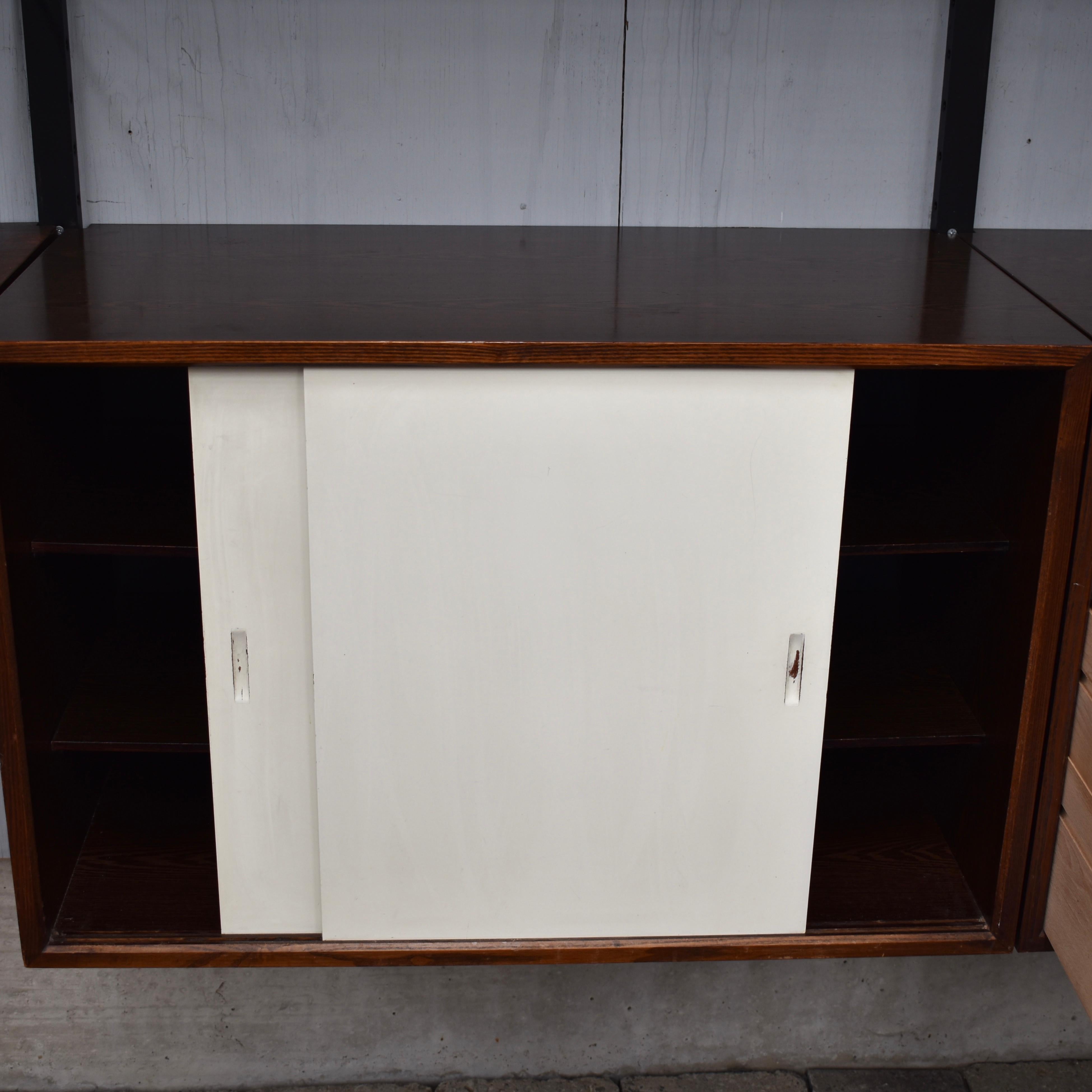 Poul Cadovius Royal Wall Unit in Wenge, Denmark, circa 1960 1