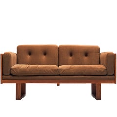 Poul Cadovius Small Teak Basket Sofa