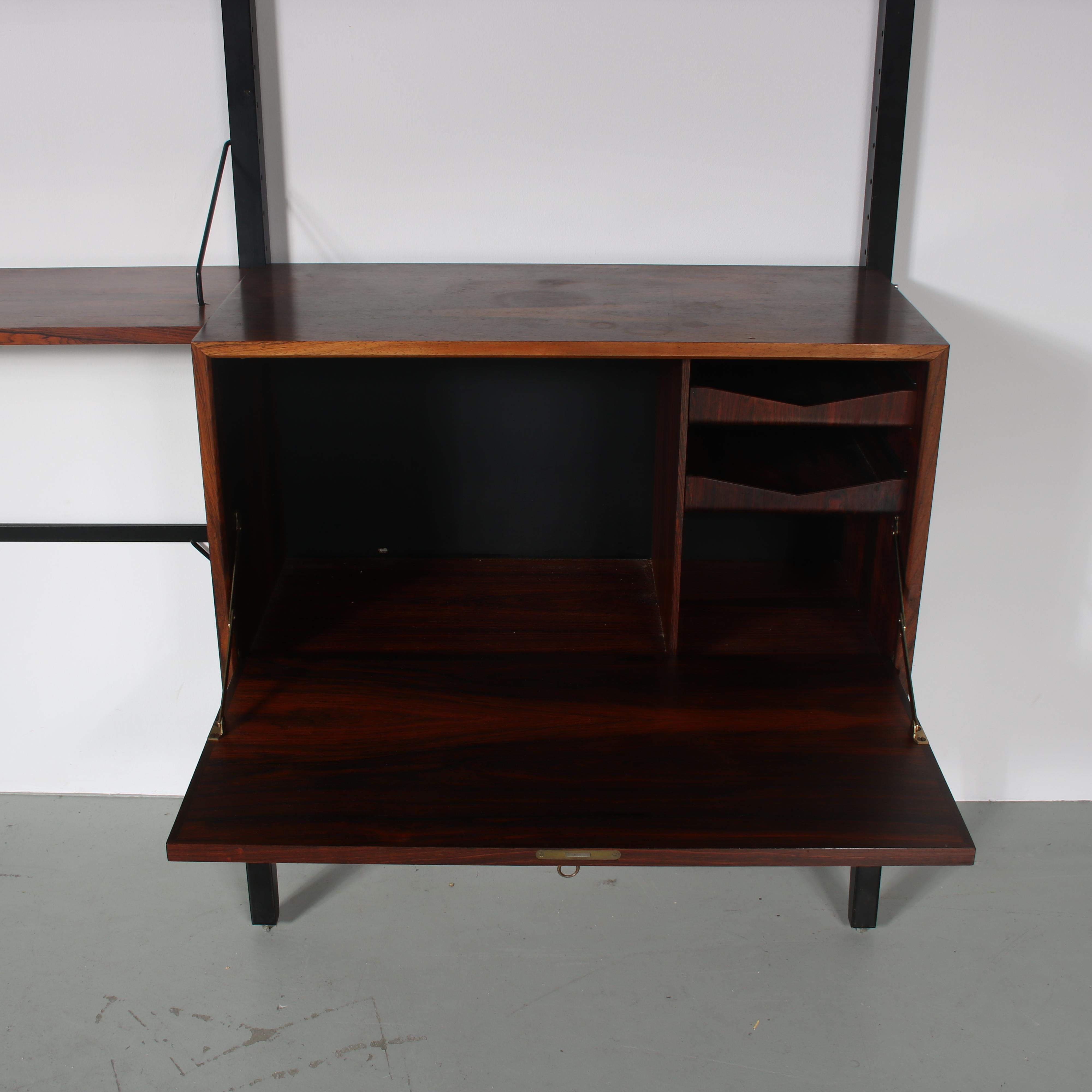 Poul Cadovius System Cabinet for Royal System, Denmark 1960 For Sale 2