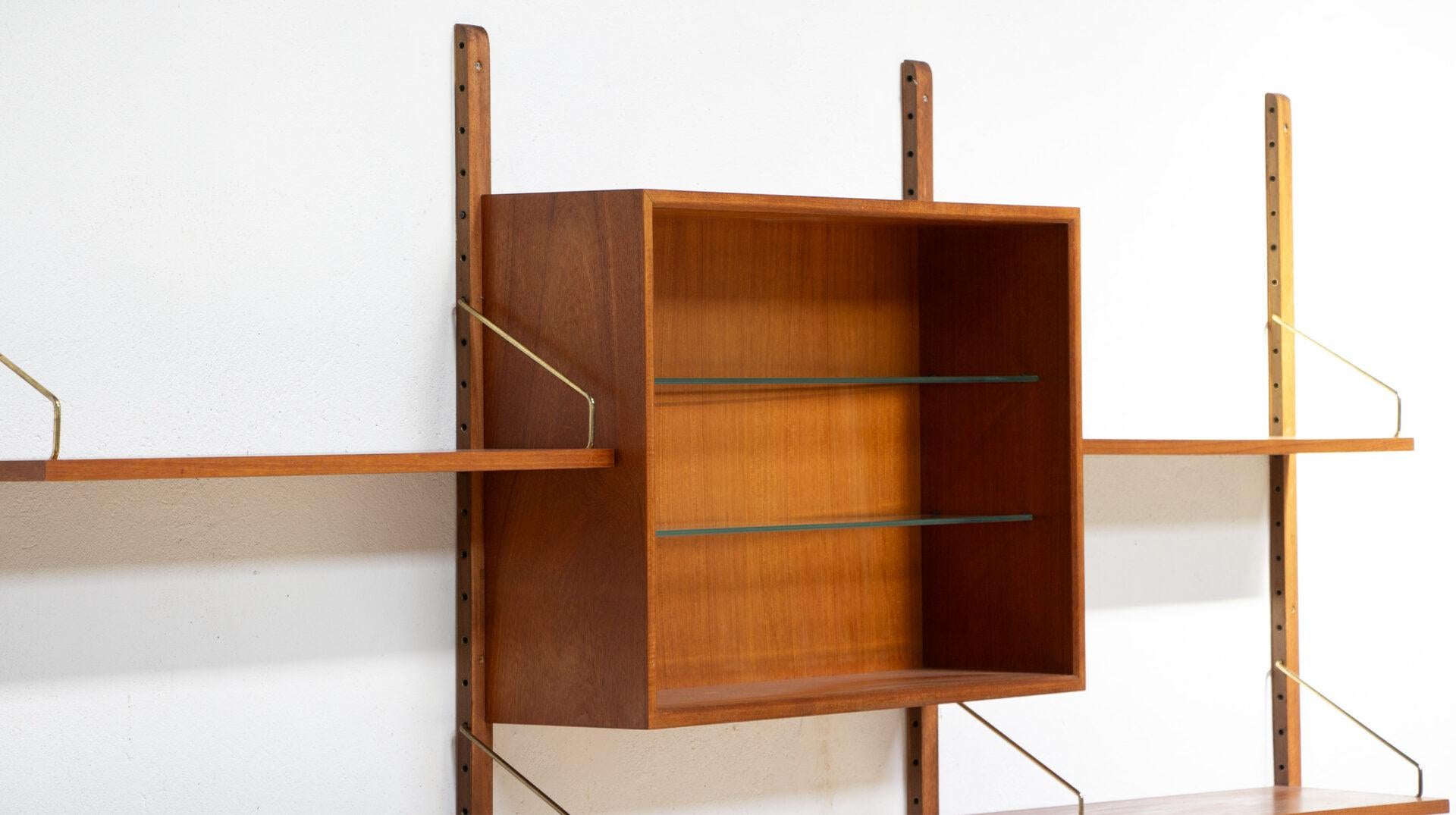 20th Century Poul Cadovius teak bookcase, 1960's For Sale