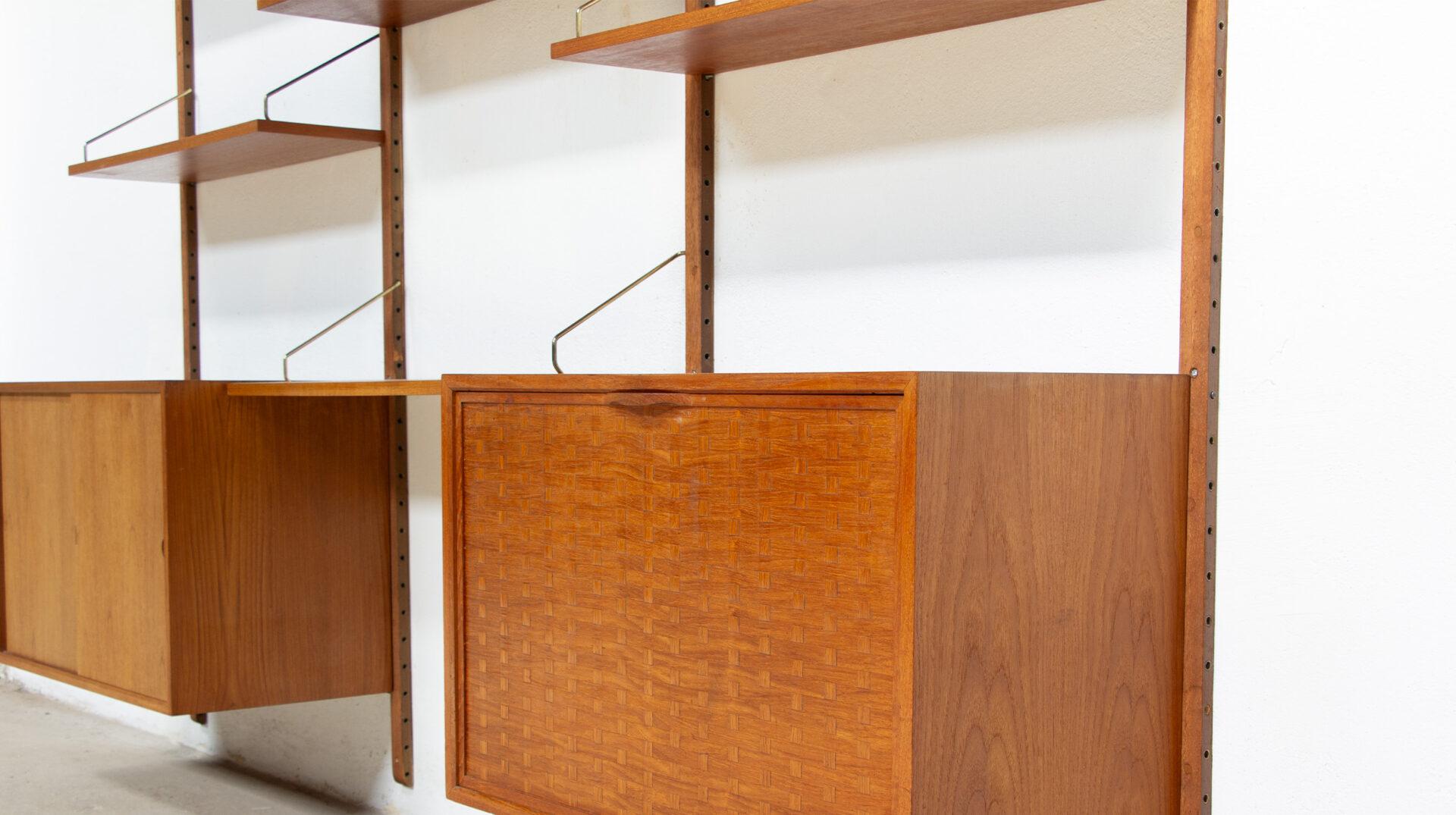 Poul Cadovius teak bookcase, 1960's For Sale 2