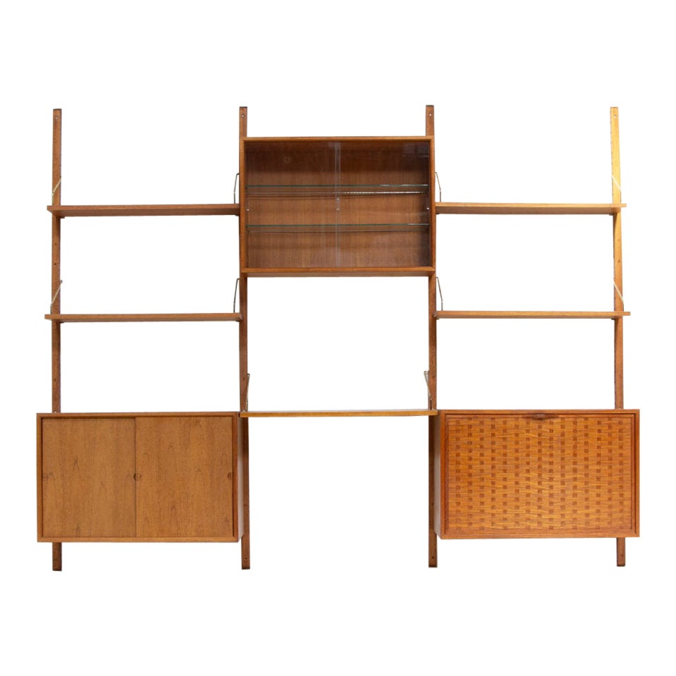 Poul Cadovius teak bookcase, 1960's For Sale