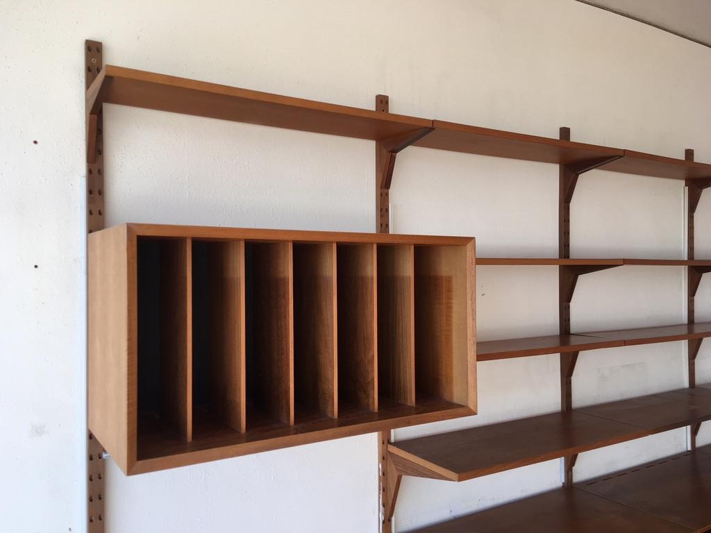 Poul Cadovius Teak Modular Wall Unit, Denmark, 1960s 5