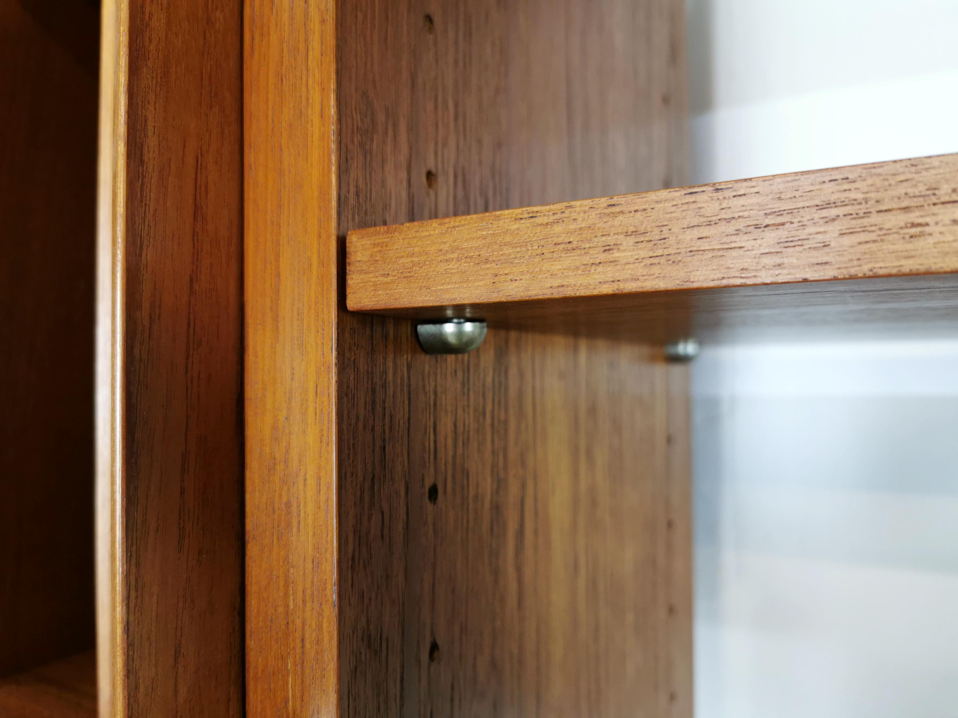 Poul Cadovius Teak Modular Wall Unit Denmark, 1960s 10