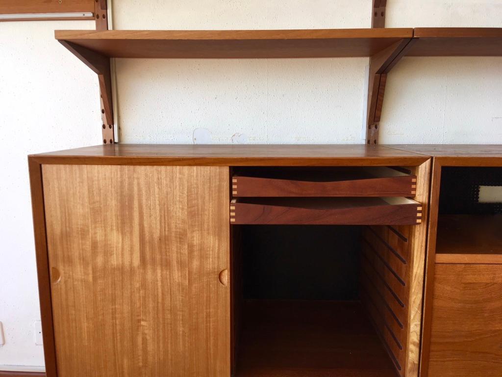 Poul Cadovius Teak Modular Wall Unit, Denmark, 1960s 1