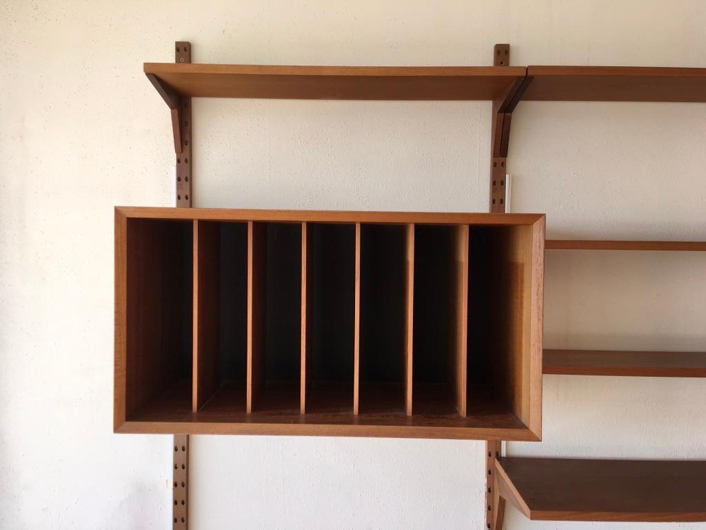 Poul Cadovius Teak Modular Wall Unit, Denmark, 1960s 2