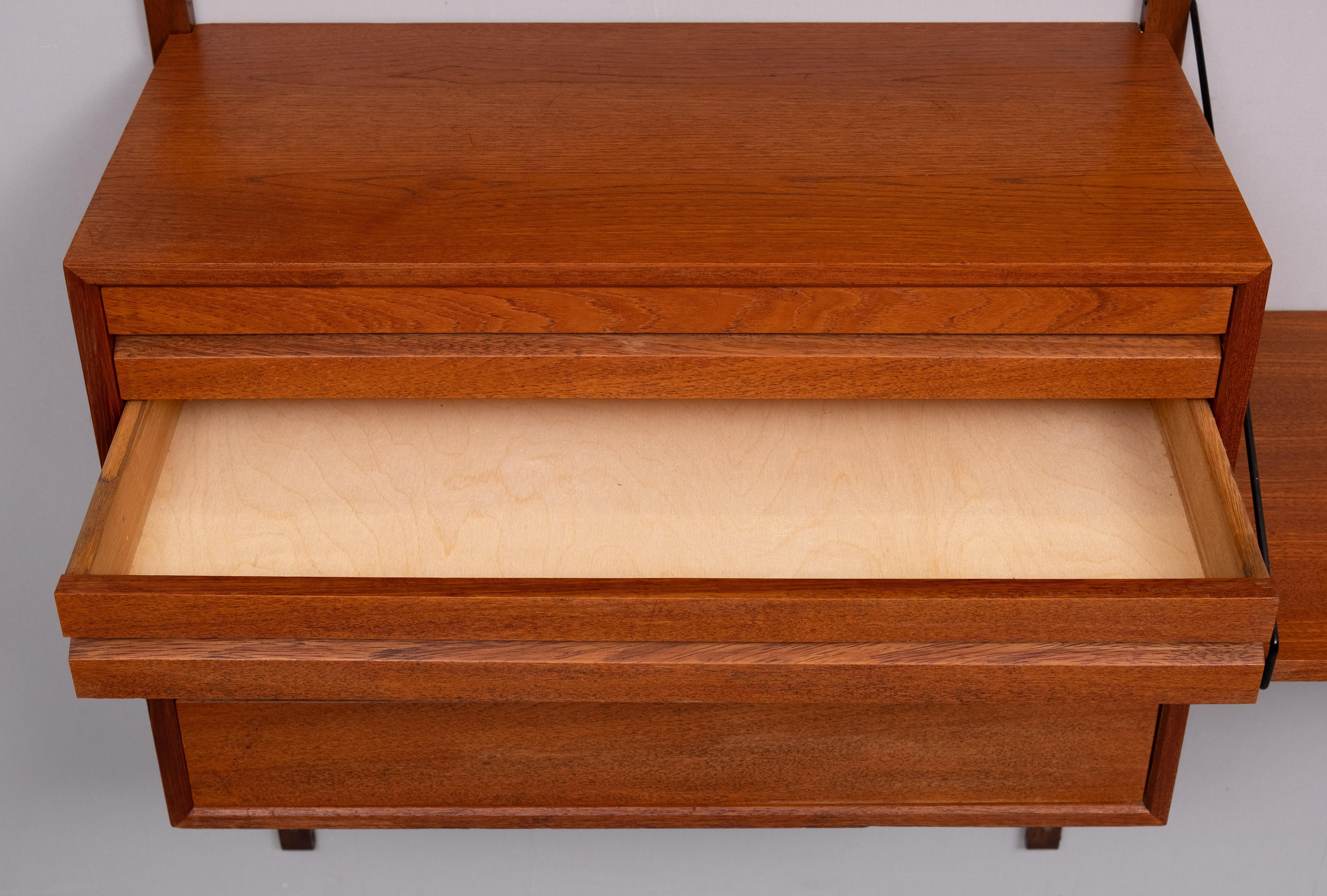 Poul Cadovius Teak Royal Wall System  Denmark 3