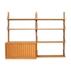 Poul Cadovius Teak Wall System with Desk Denmark, 1960s