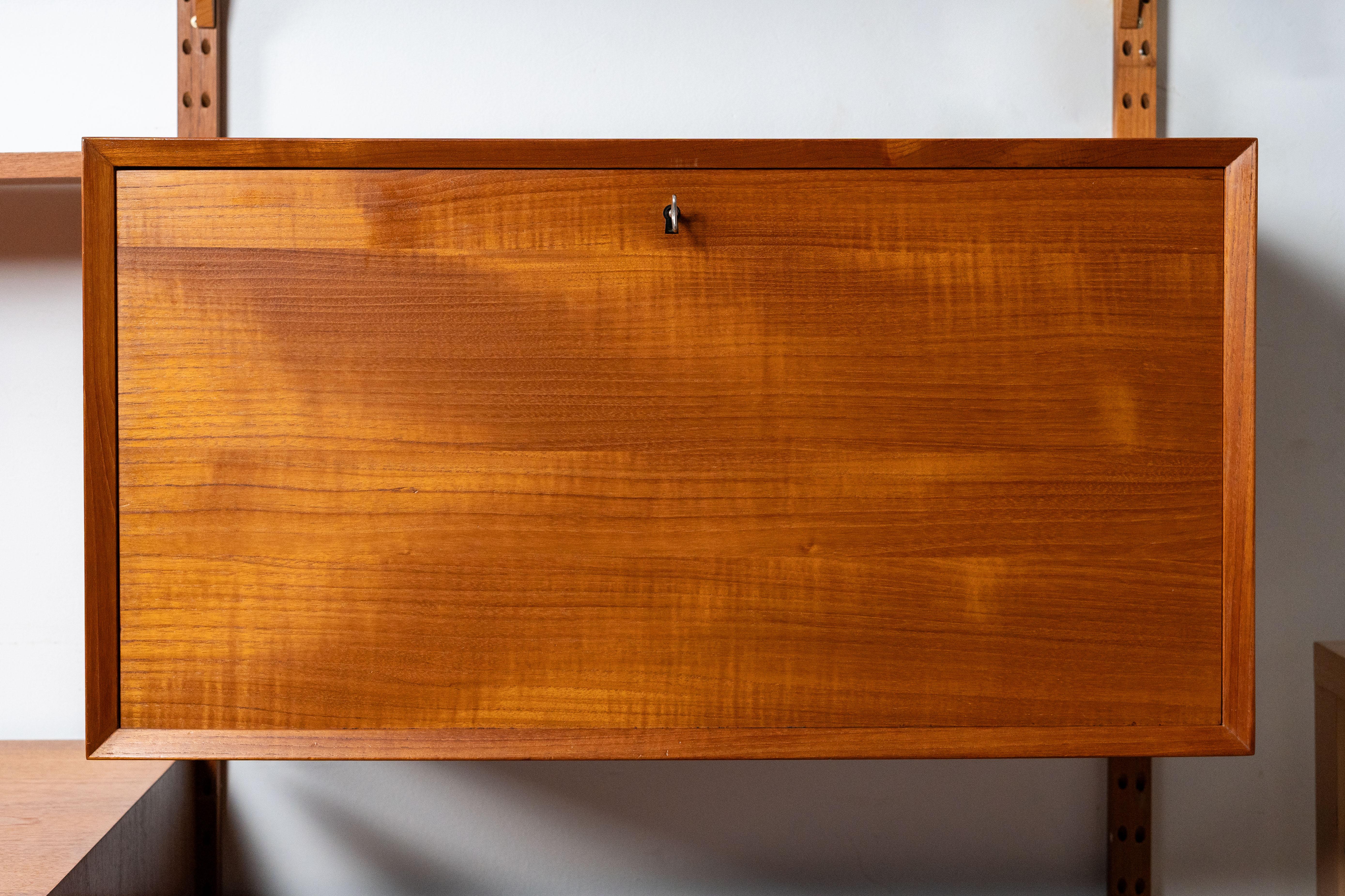 Poul Cadovius Teak Wall Unit For Sale 5