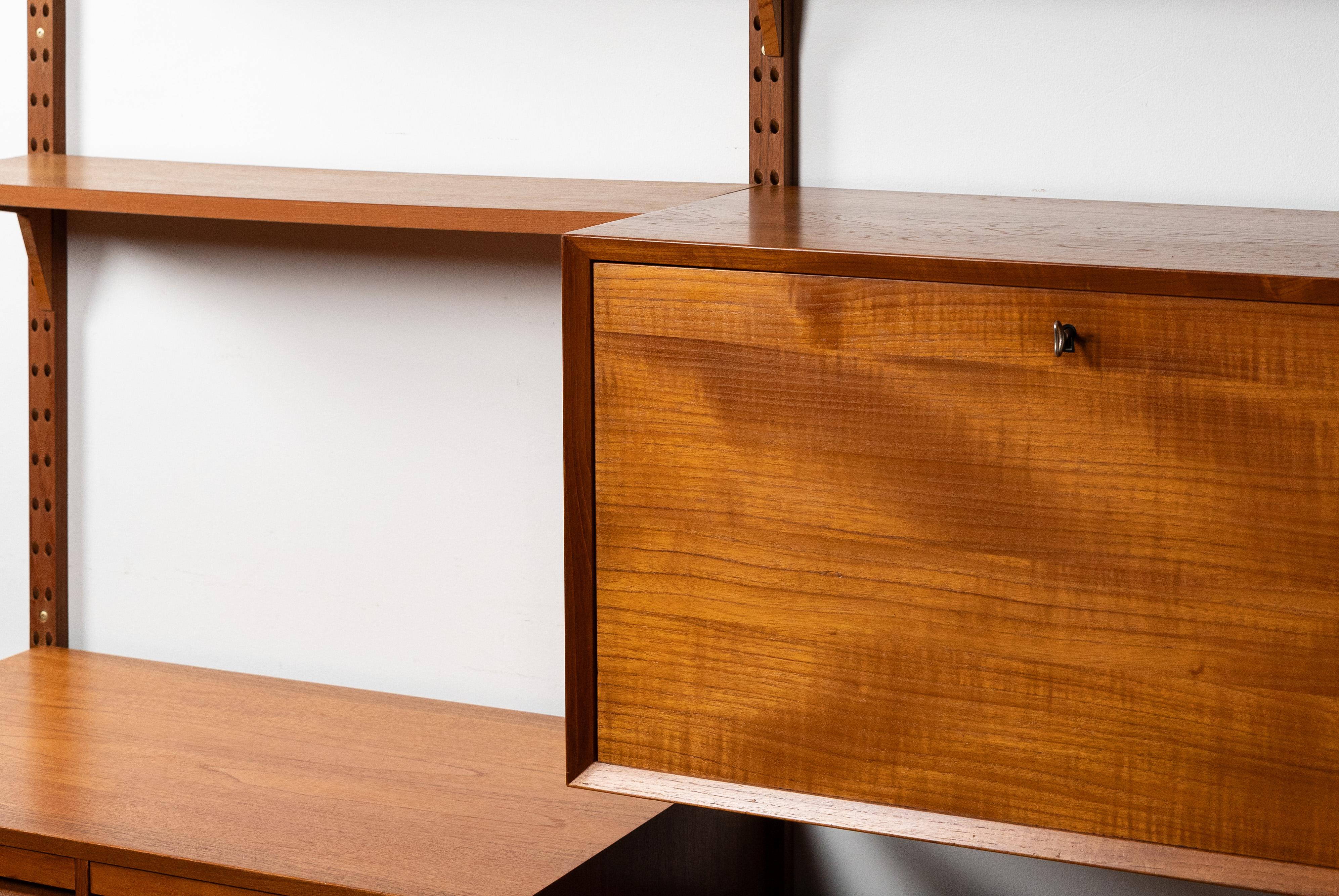 Poul Cadovius Teak Wall Unit For Sale 6