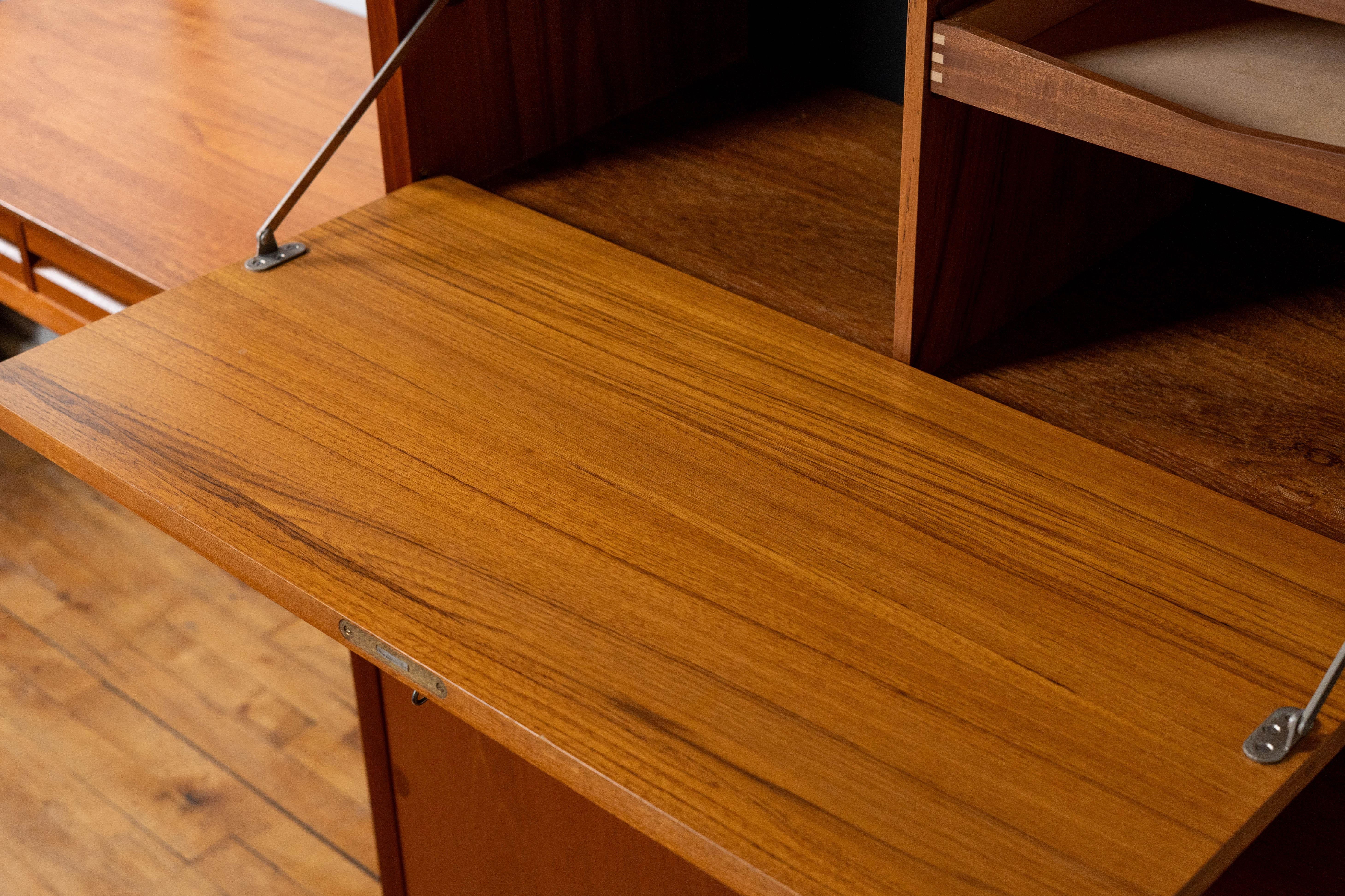 Poul Cadovius Teak Wall Unit For Sale 11