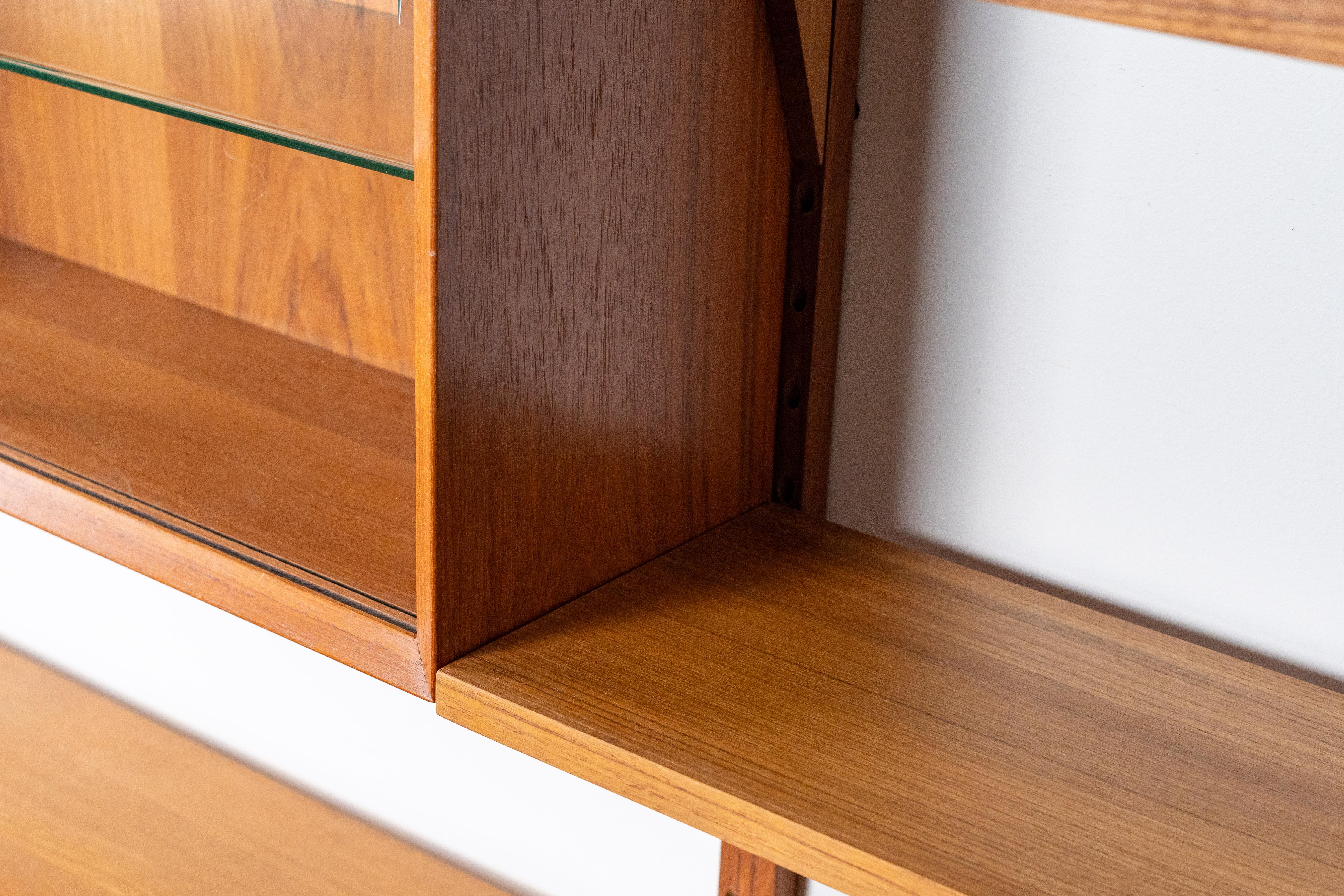 Poul Cadovius Teak Wall Unit For Sale 3