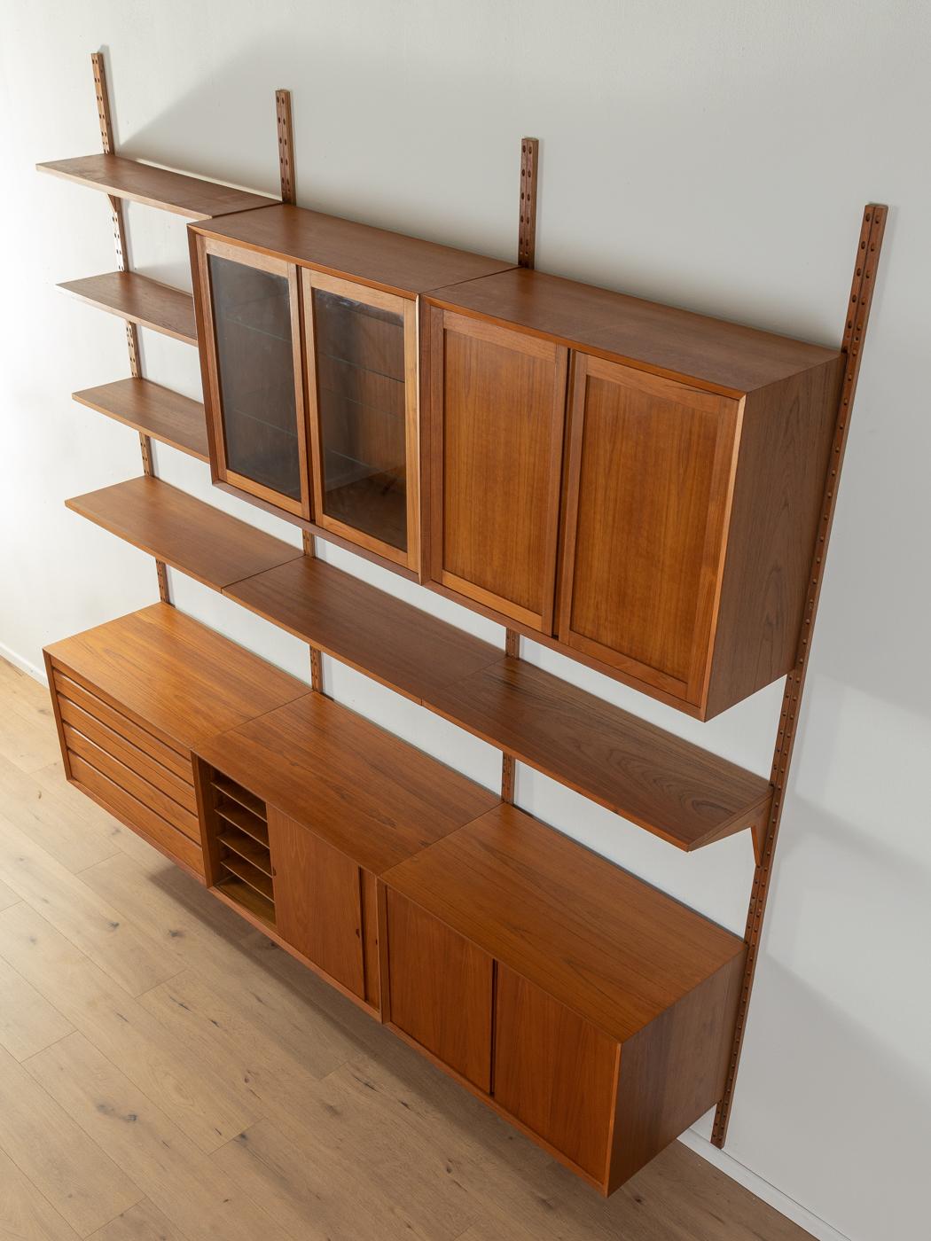 Poul Cadovius Wall Shelving Unit for Cado, 1960s In Good Condition In Neuss, NW