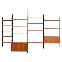 Poul Cadovius Wall Unit in Teak, Denmark, circa 1950-60