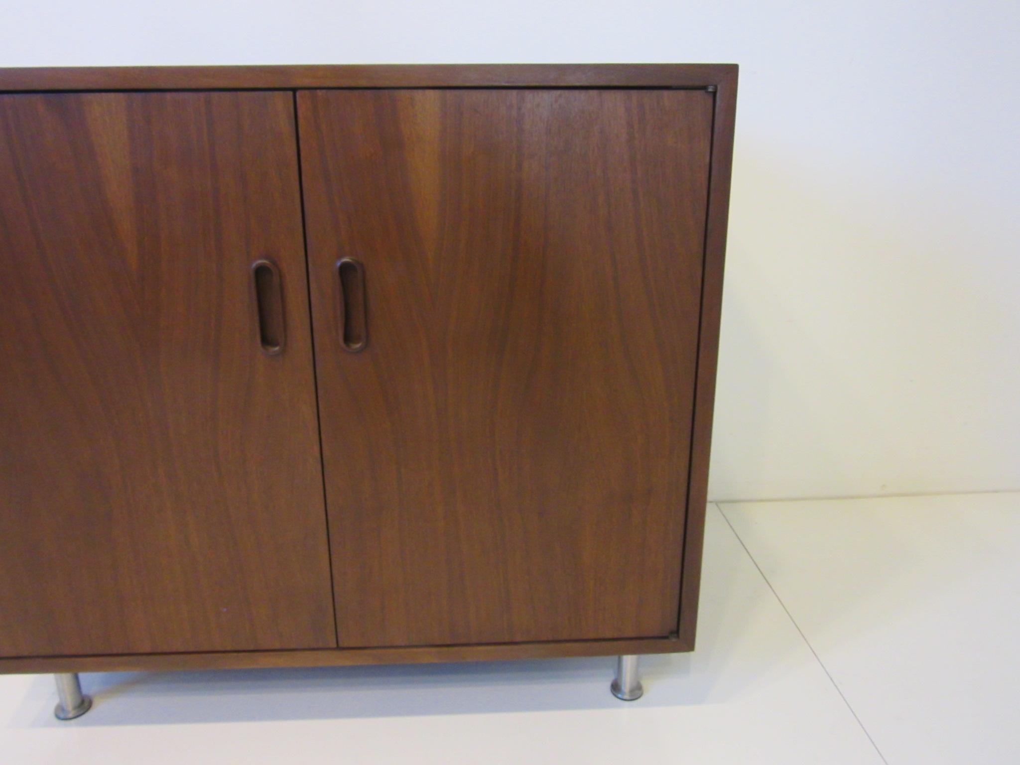 Mid-Century Modern Poul Cadovius Walnut Cabinet / Credenza for Cado