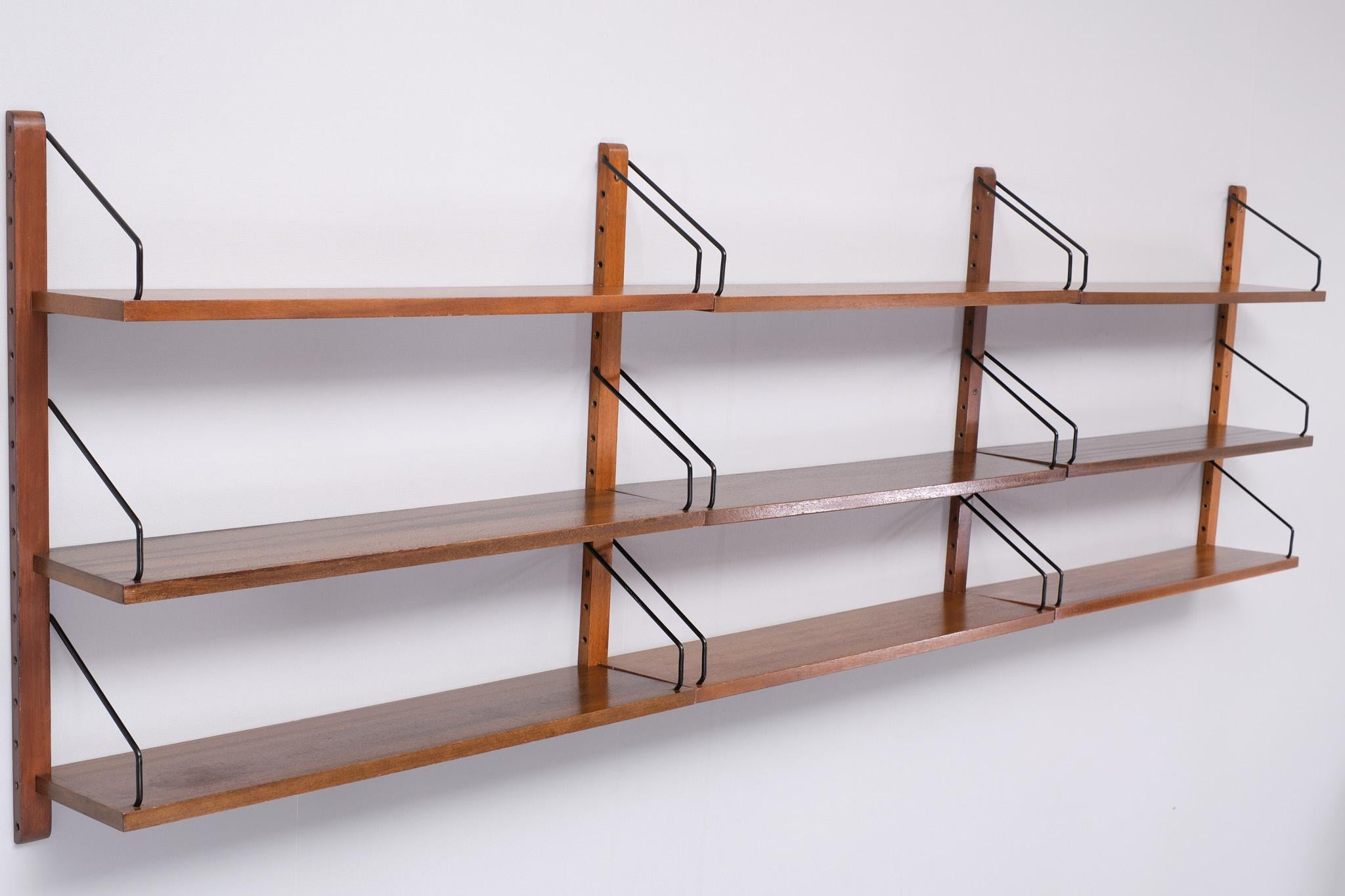 Poul Cadovius wide Royal Wall Unit  1960s Denmark  2