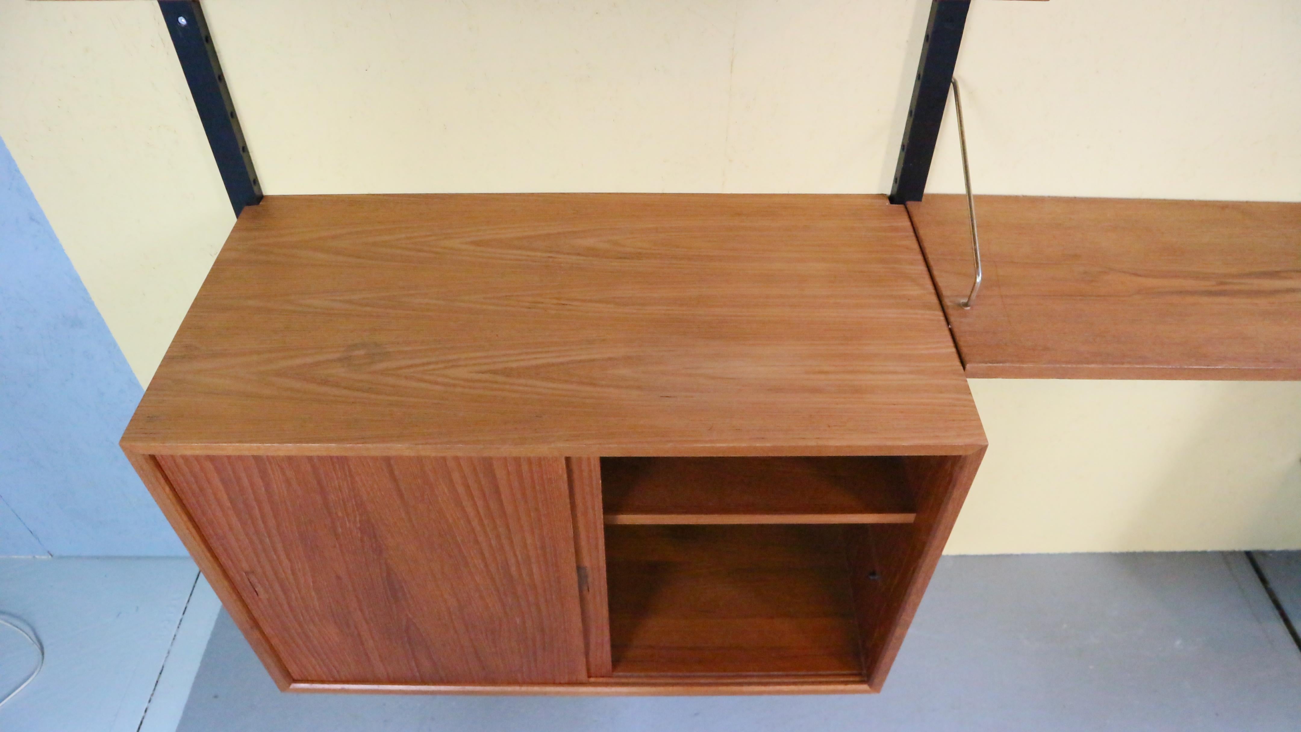 Mid-20th Century Poul Cadovius XXL Royal System Danish Modern Teak Wall Unit Shelving, 1960