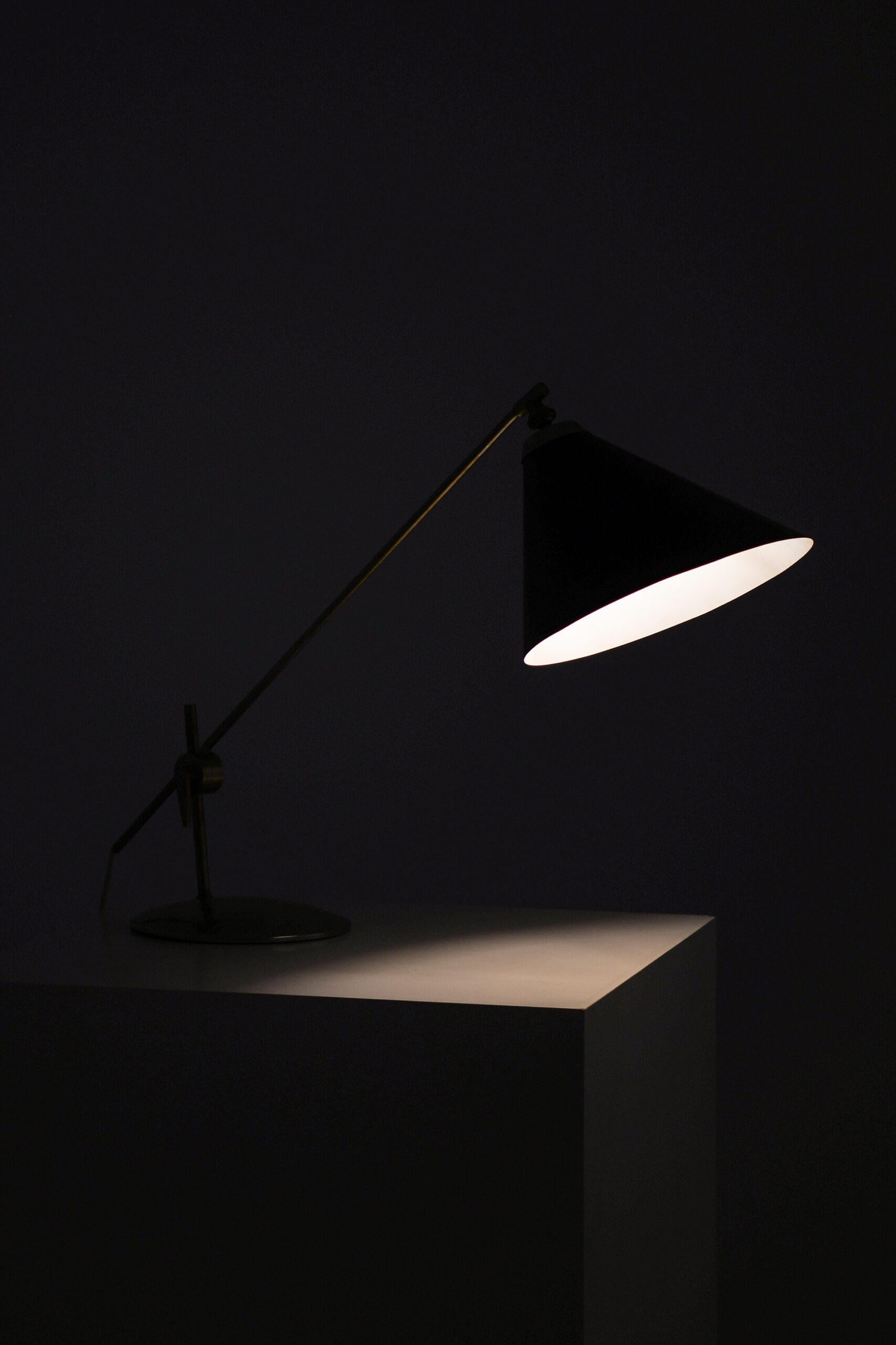 Metal Poul Dinesen Table Lamp Produced in Denmark For Sale