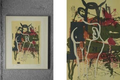 Carmen Color Lithograph by Poul Esting, Framed, Modern, Signed, 21/36