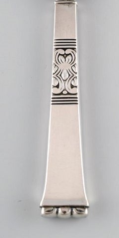 Poul Frigast, Danish Silversmith, Cake Knife in Silver, 1951