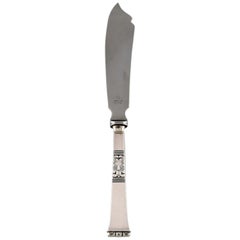 Poul Frigast, Danish Silversmith, Cake Knife in Silver, 1951