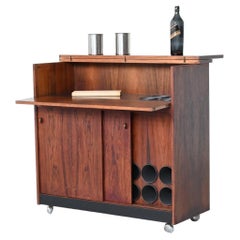 Poul Heltborg dry bar in hardwood Heltborg Mobler Denmark 1960