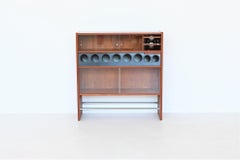Poul Heltborg HM3 Dry Bar Teak Wood Heltborg Mobler, Denmark, 1968