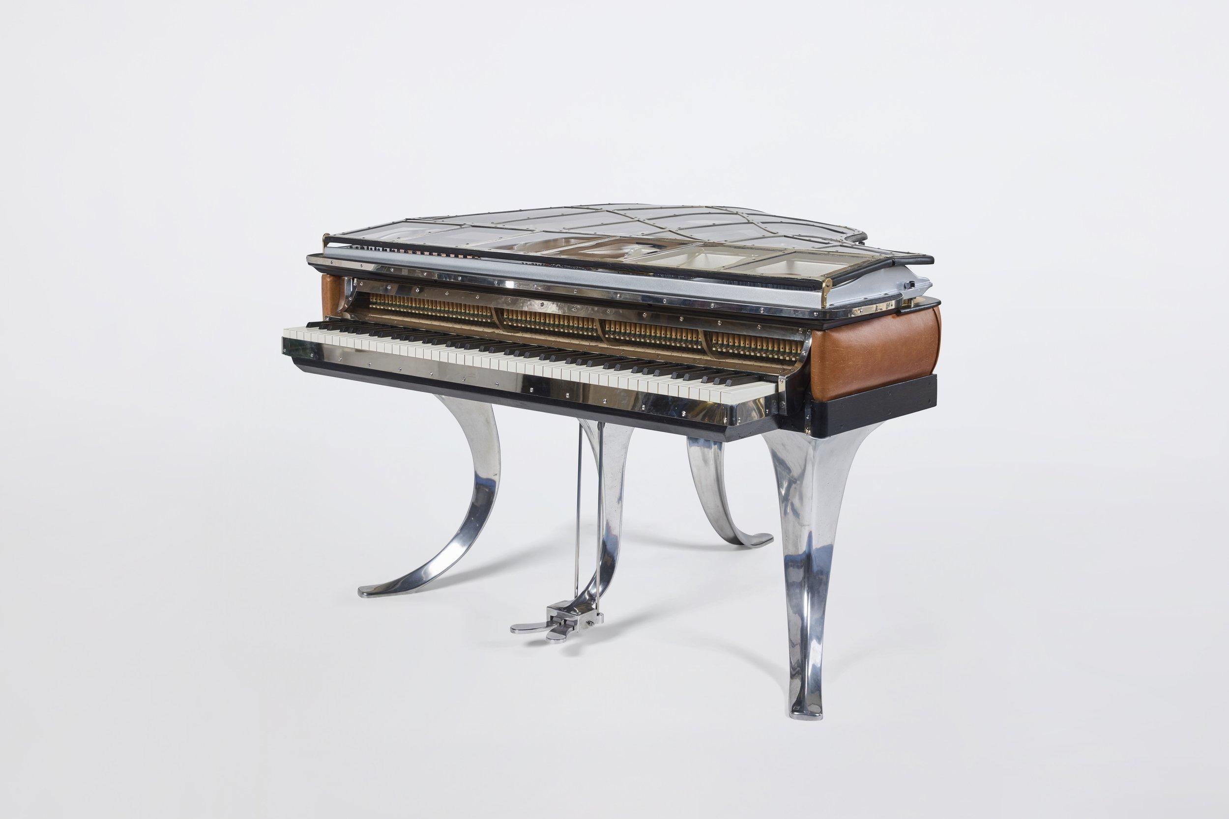 Leather Poul Hennigsen Grand Piano For Sale