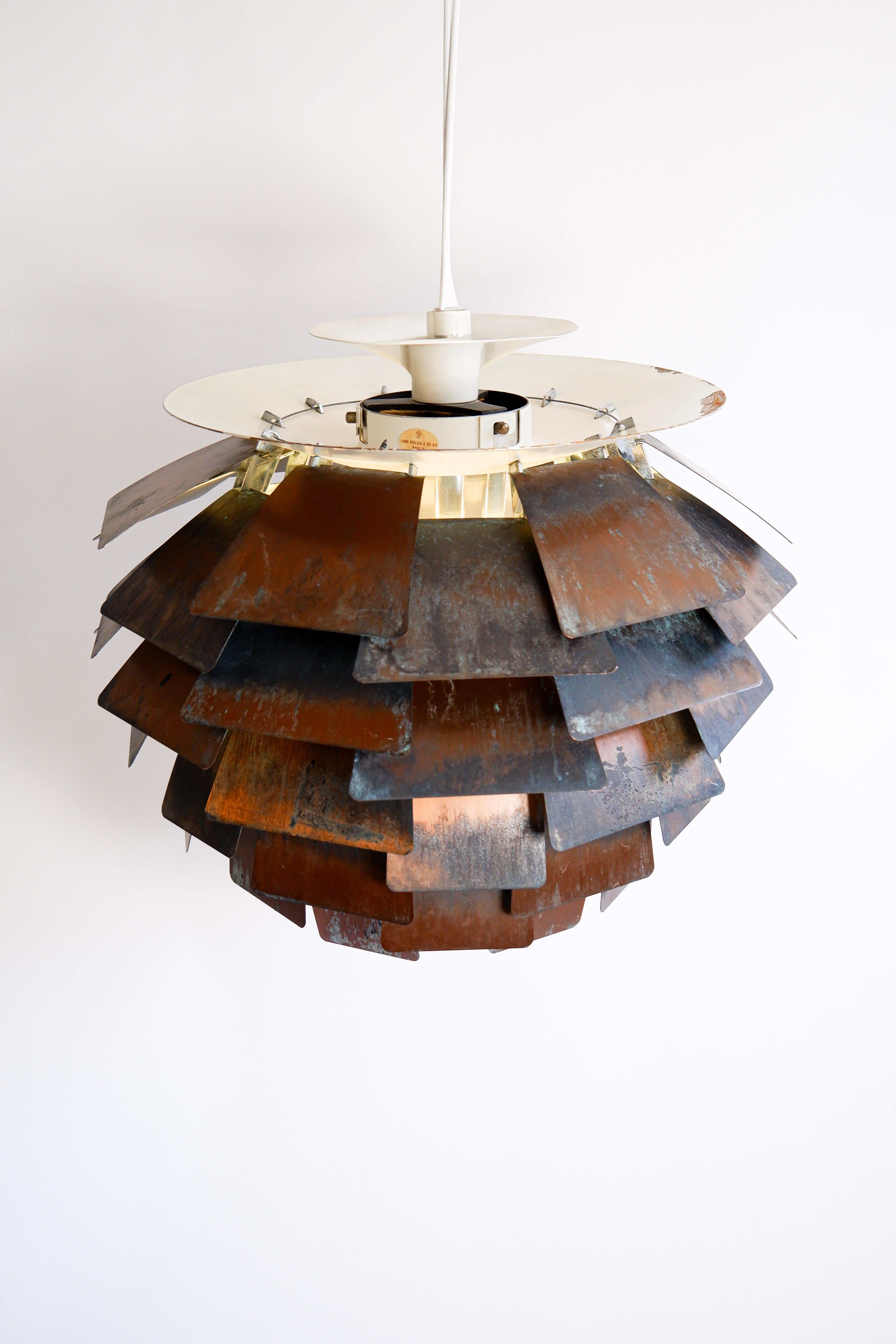 Poul Henningsen 1a edizione carciofo in bottaio, Louis Poulsen circa 1950. in vendita 1