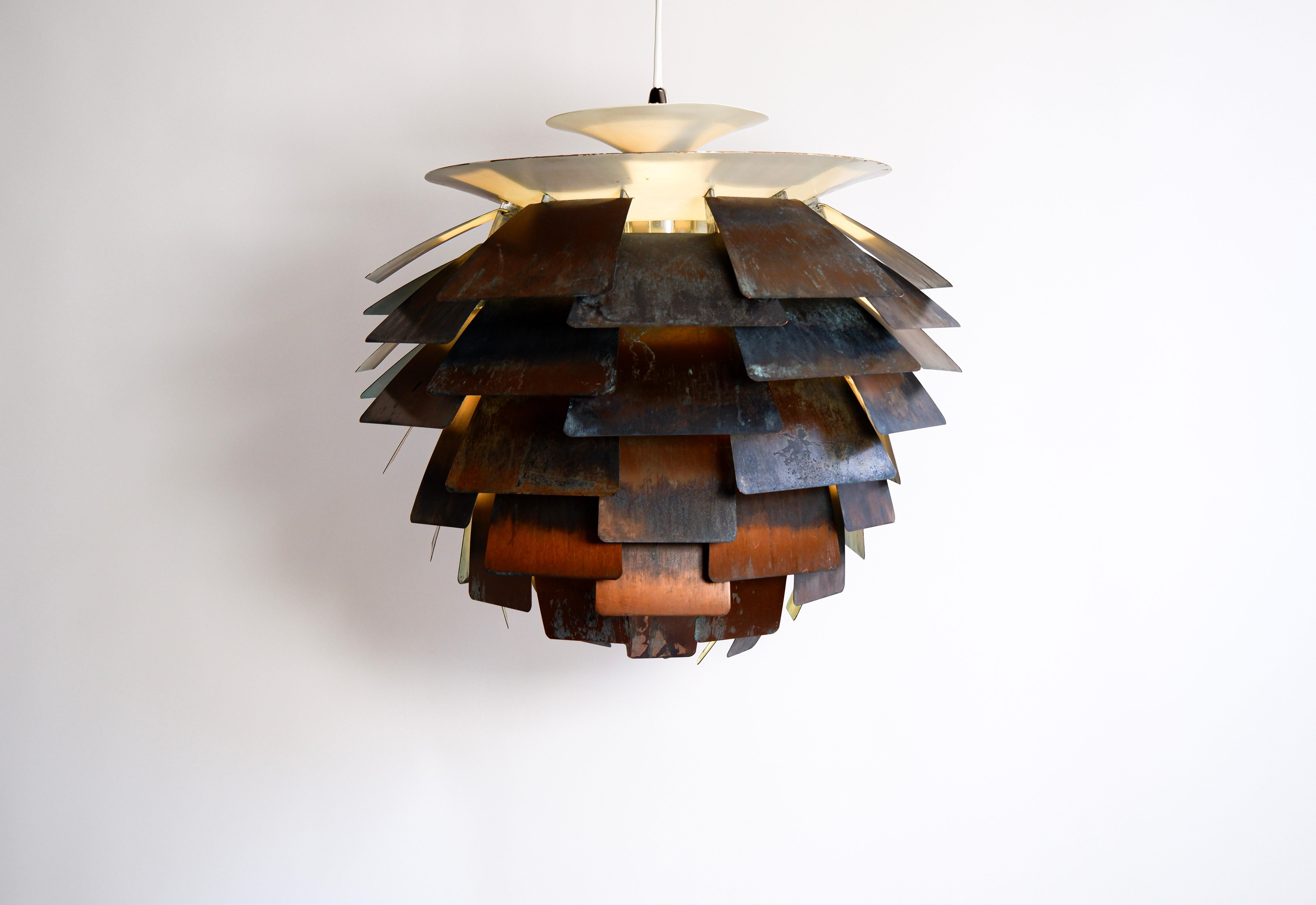 Poul Henningsen 1a edizione carciofo in bottaio, Louis Poulsen circa 1950. in vendita 2