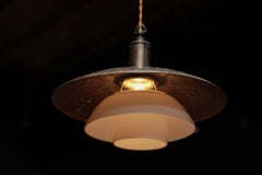 Poul Henningsen 4/3 Copper & Opal Glass Pendant