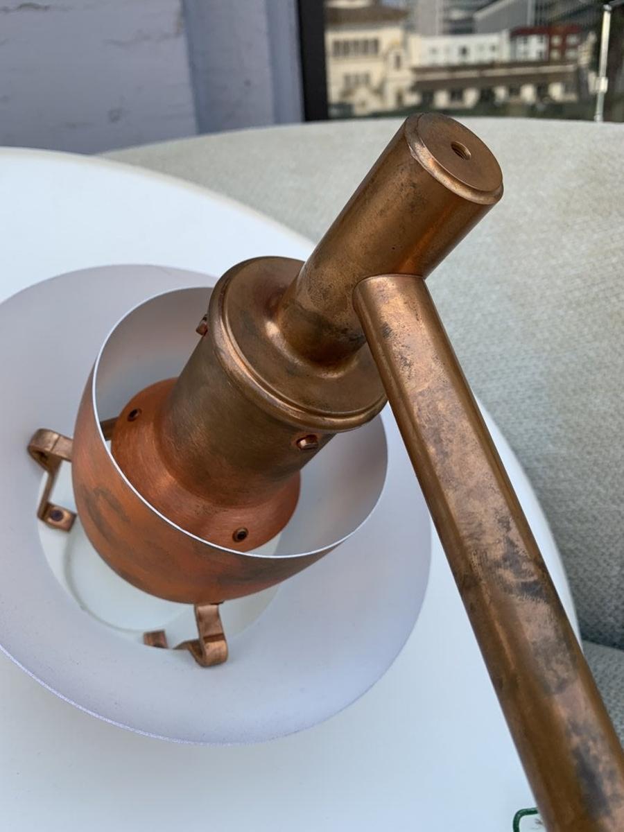 Poul Henningsen 4 Louis Poulsen PH Sconce in Copper In Good Condition In Los Angeles, CA