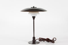 Poul Henningsen Art Deco PH Table Lamp PH 3½/2 Patinated Brass and Copper 1930s