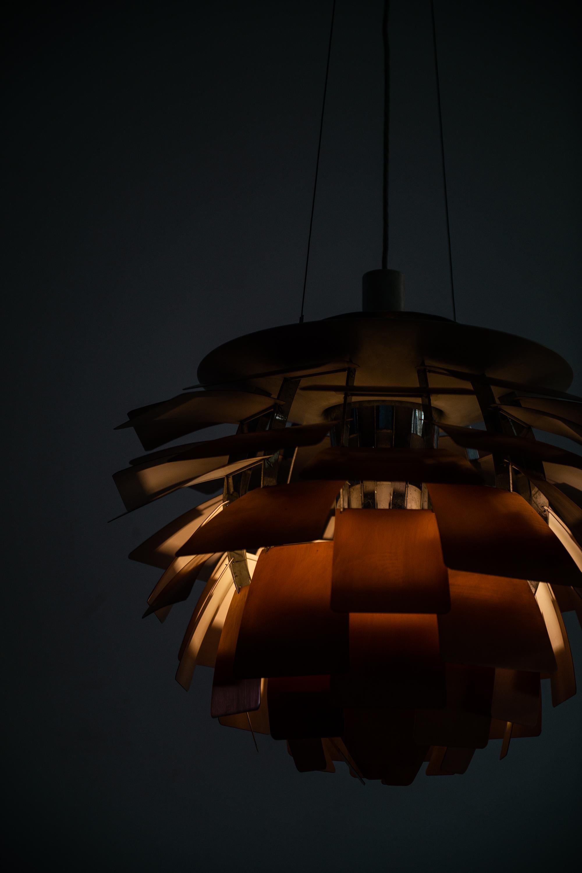 Poul Henningsen Artichoke Ceiling Lamp Produced by Louis Poulsen in Denmark In Good Condition For Sale In Limhamn, Skåne län