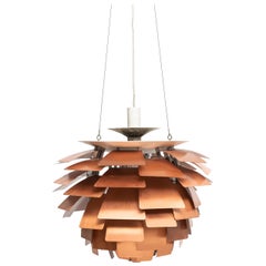 Retro Poul Henningsen Artichoke Ceiling Lamp Produced by Louis Poulsen in Denmark