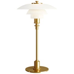 Poul Henningsen Brass and Glass PH 2/1 Table Lamp for Louis Poulsen