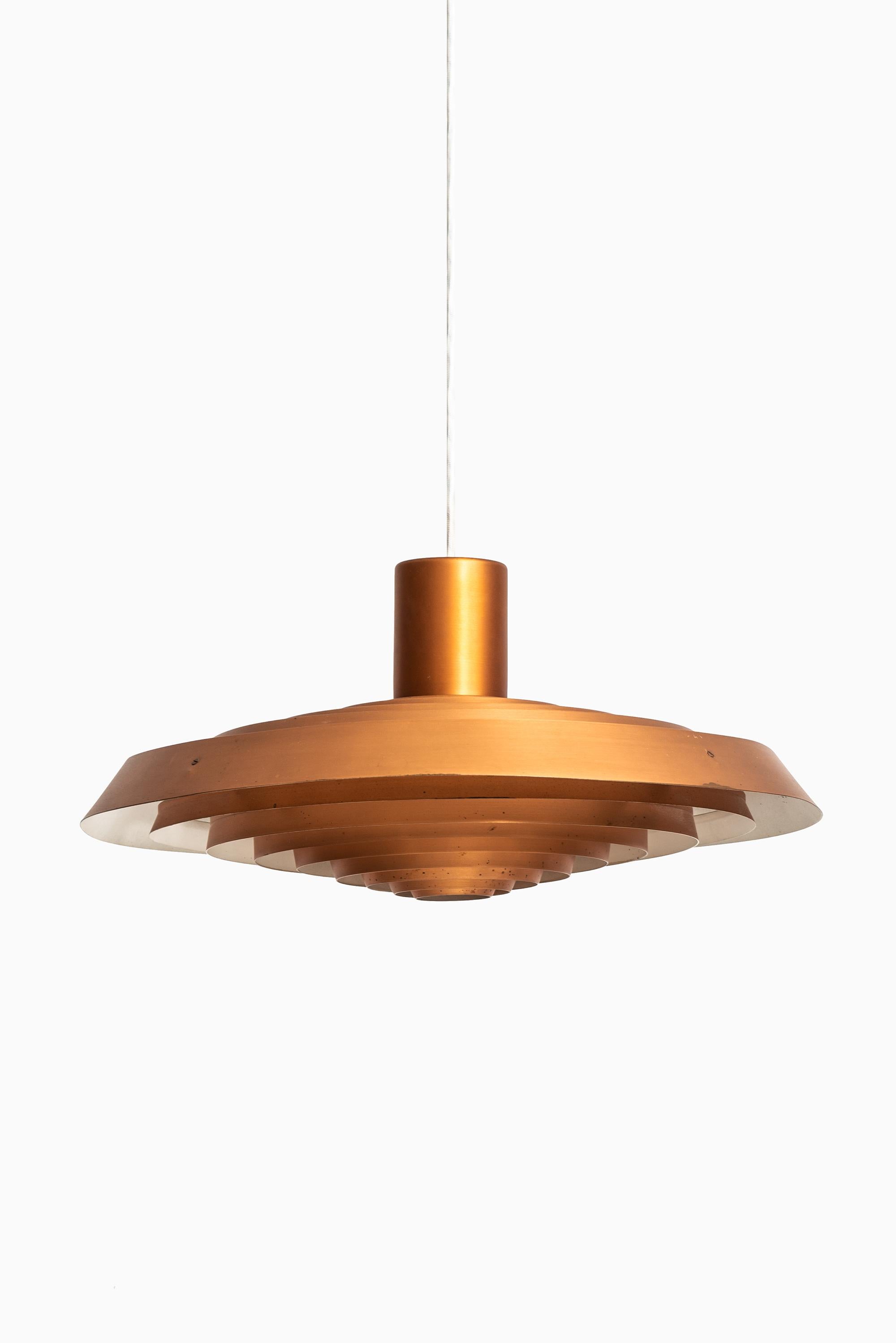 Scandinavian Modern Poul Henningsen Ceiling Lamp Langelinie in Copper by Louis Poulsen in Denmark