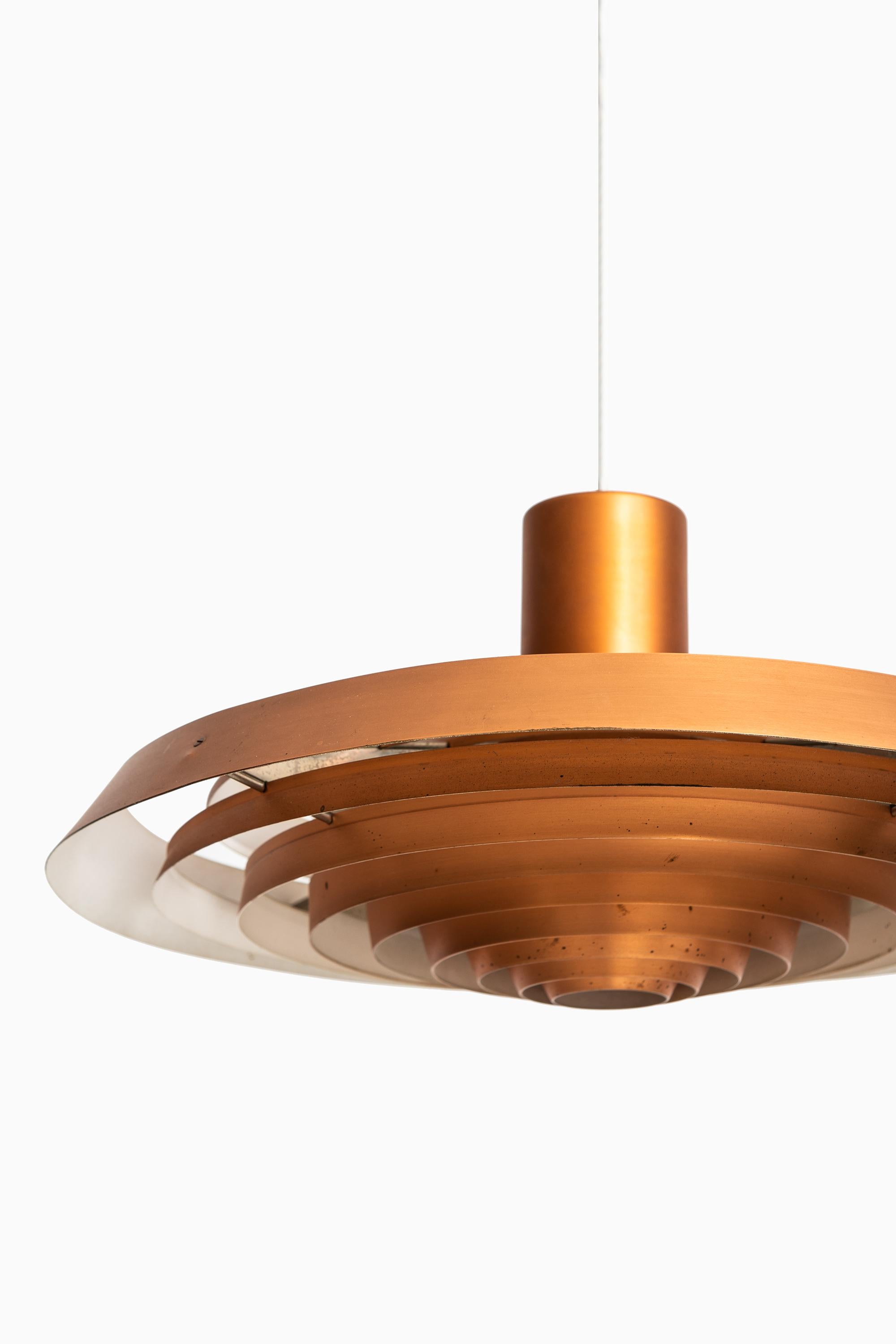 Danish Poul Henningsen Ceiling Lamp Langelinie in Copper by Louis Poulsen in Denmark